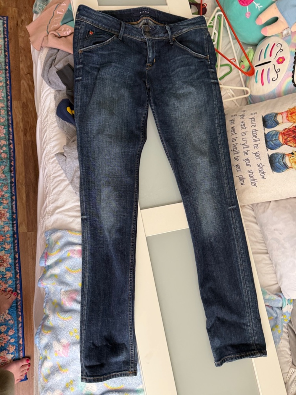 Hudson Jeans Women's Dark Indigo Skinny Jeans
